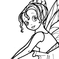 fairies coloring page