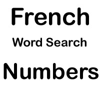french word search numbers