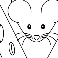Mouse coloring page