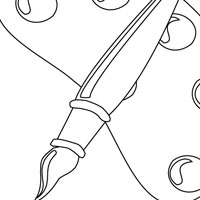 Paint coloring page