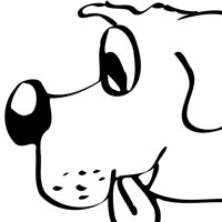 Puppies coloring page
