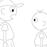 Rude buy coloring page