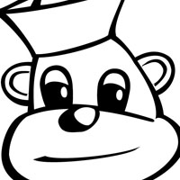 Sailor Monkey coloring page