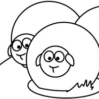 Animal coloring page