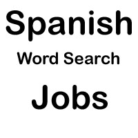 spanish word search jobs