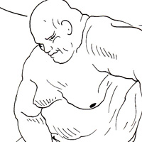 sumo coloring page
