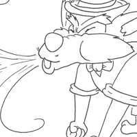 coloring book three little pigs