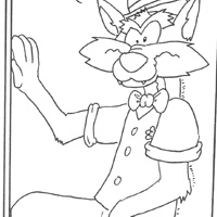 three pigs coloring book