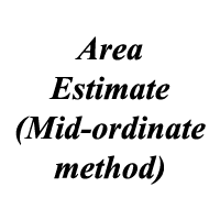area mid-ordinate method