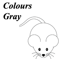 gray coloring page