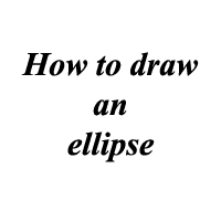 drawing an ellipse