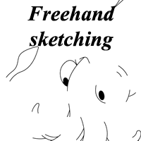 draw squid freehand