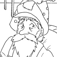 coloring sheet gingerbread man