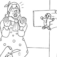 coloring pages ginger bread man