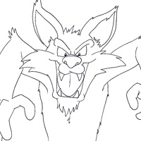 coloring pages for little red riding hood