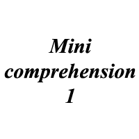 mini comprehension for kids