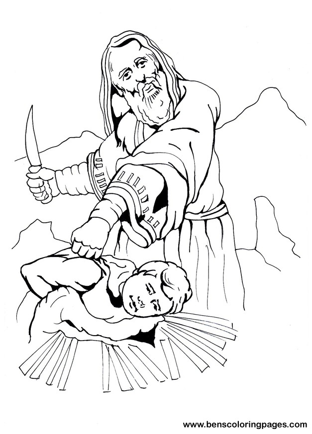 bible story coloring page