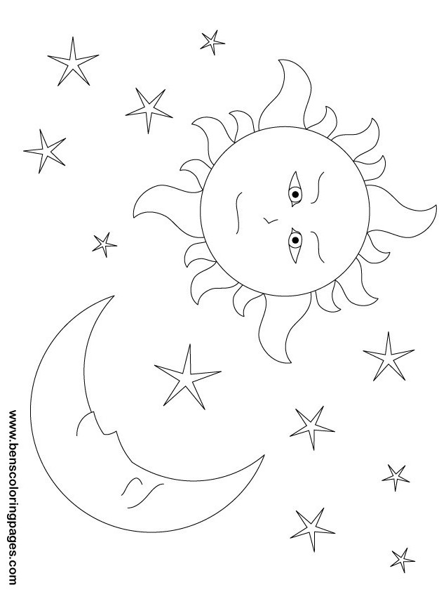 day four bible coloring page