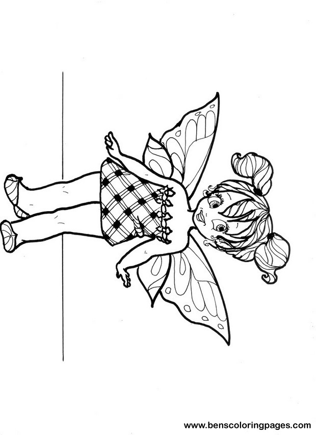 fairies colouring sheet