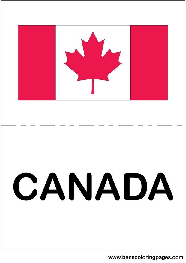 desk flag canada