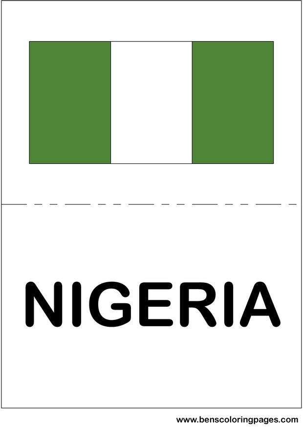 Nigeria flag african flags