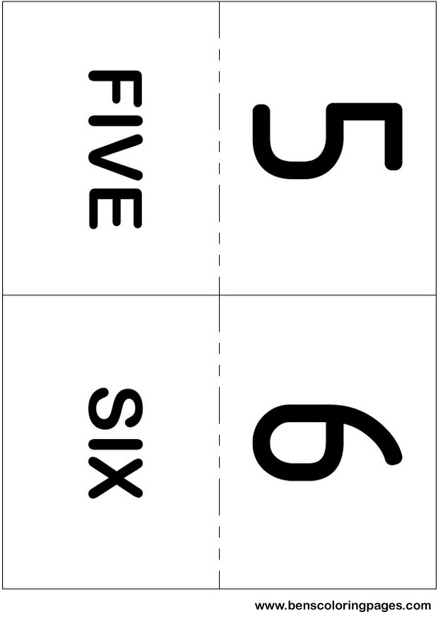 numbers activity sheet
