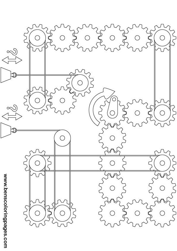 Printable Rube Goldberg gears exercise