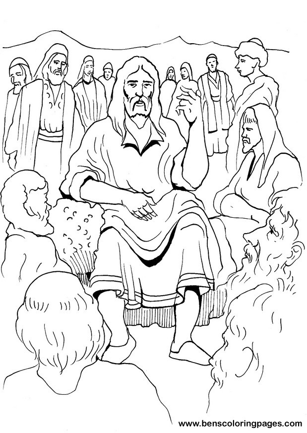 pages from the bible coloring page