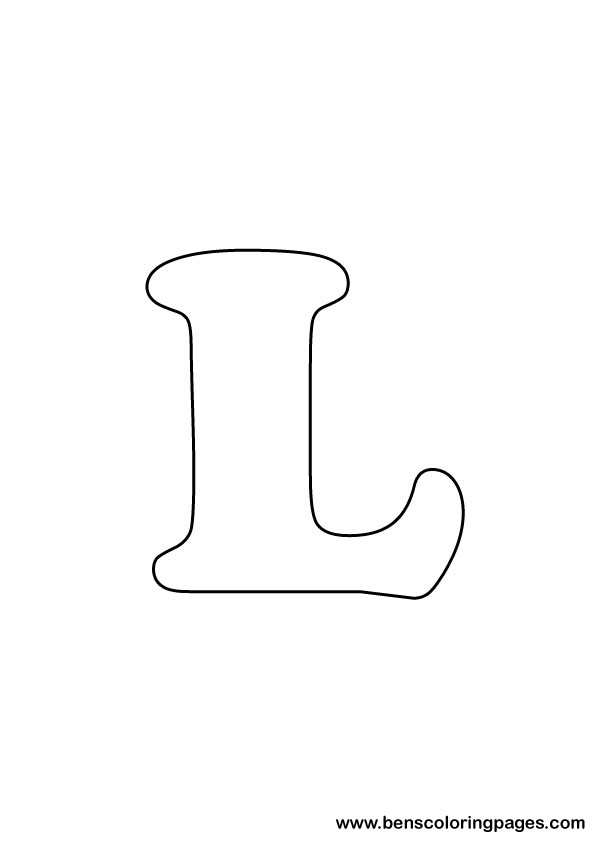 download letter L drawing