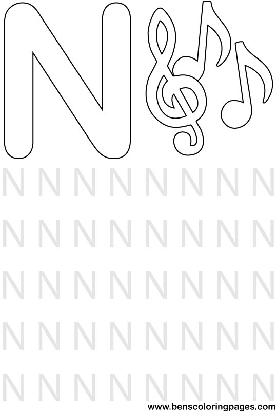 alphabet coloring picture for school