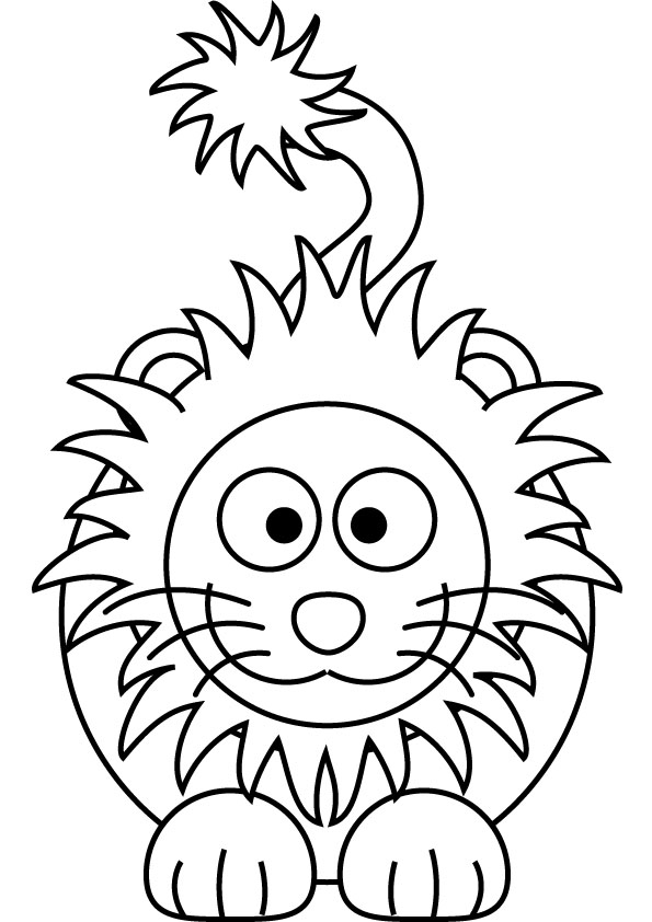 Little Lion drawing page