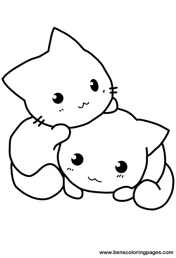 kitty cat free coloring pages - photo #39