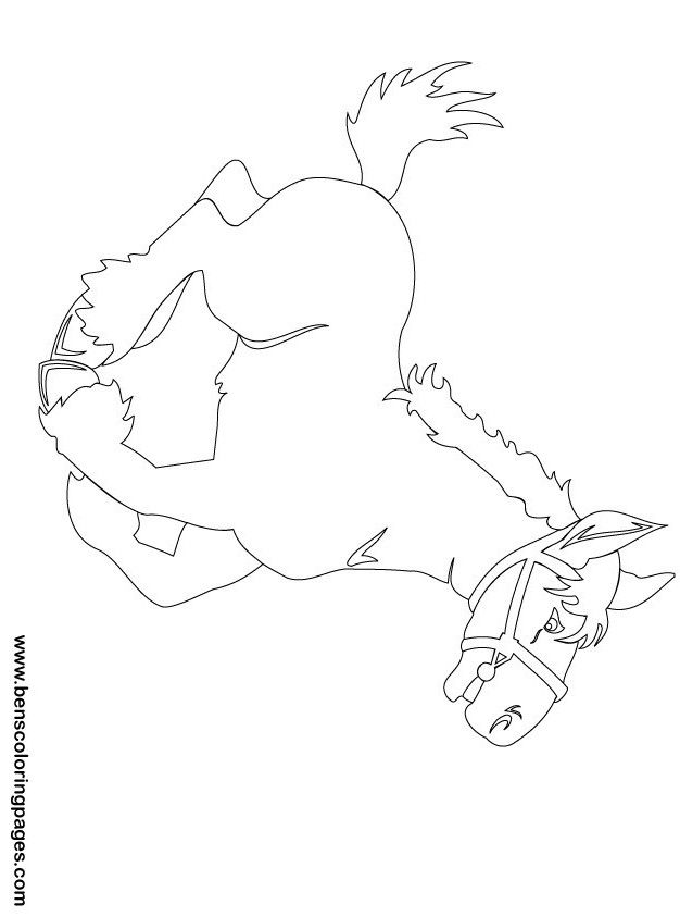 horse coloring pages