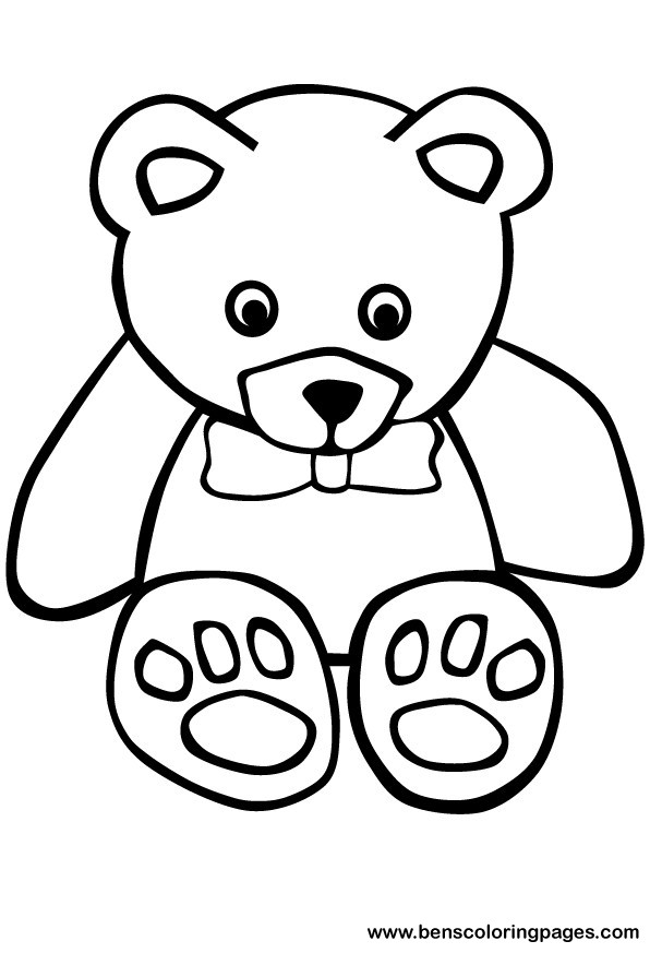 baby brown bear coloring pages - photo #32