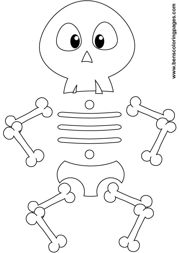 Skeleton  Man coloring pages