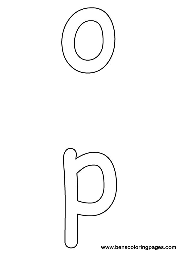letters preschool coloring