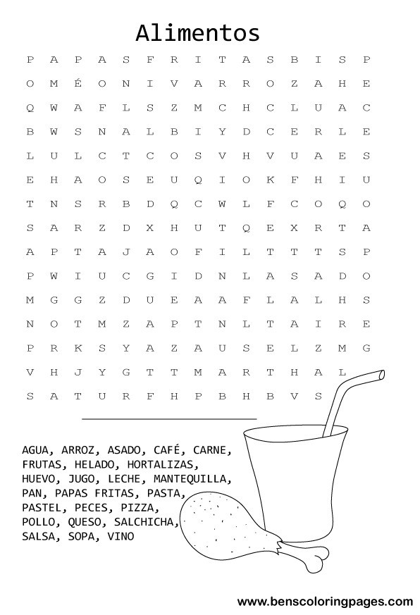 spanish  word search