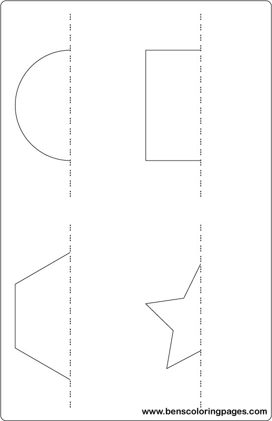 learn symmetry maths printout