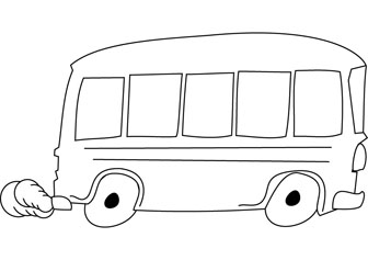 bus drawing books