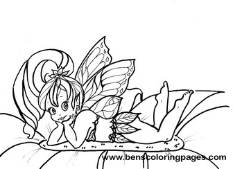 kids fairy pages