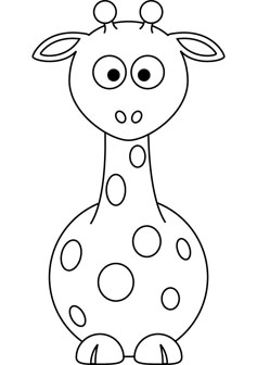 baby giraffe drawing book