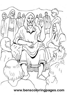 Jesus preaching picture
