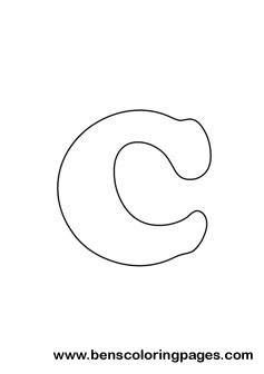 letter C drawing