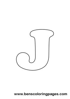 letter J drawing
