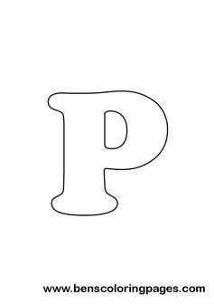 letter P drawing