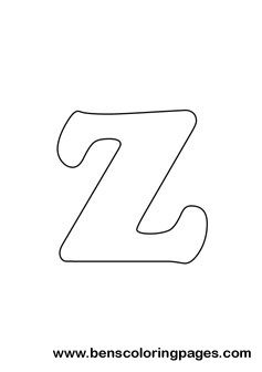 letter Z drawing