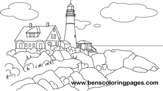maine light house pictures for kids