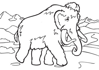 Big Mammoth drawing picture