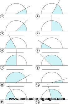 angles coloring page