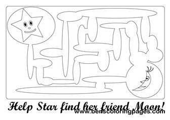 free star maze fun game